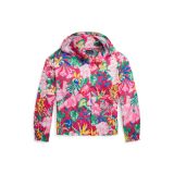 Floral Water-Resistant Peplum Jacket