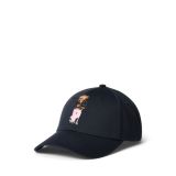 Embroidered Polo Bear Twill Cap
