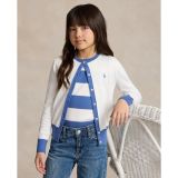 Striped Cotton Sweater & Cardigan Set