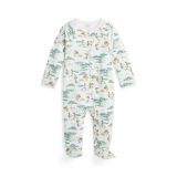Polo Bear Cotton Footed Coverall