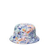Reversible Tropical-Print Bucket Hat