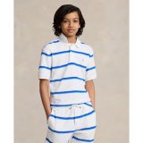 Striped Terry Polo Shirt