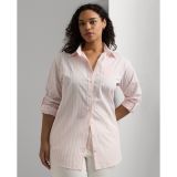 Oversize Striped Cotton Broadcloth Shirt