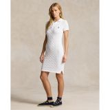Cable-Knit Cotton Polo Dress