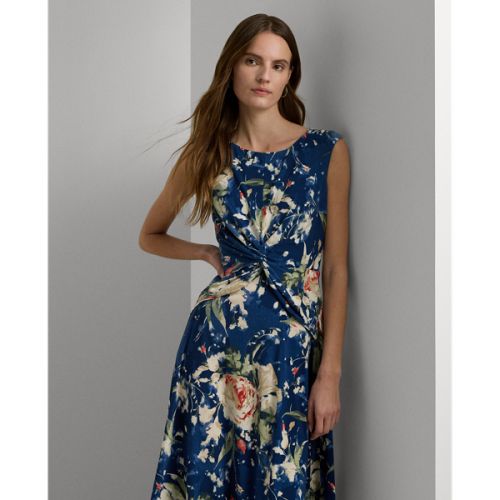 폴로 랄프로렌 Floral Twist-Front Stretch Jersey Dress