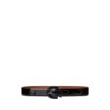 Patent Leather Wide Belt