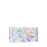 Floral Nappa Leather Slim Wallet