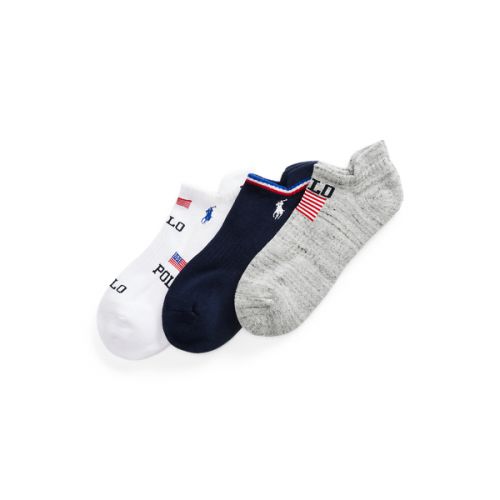 폴로 랄프로렌 Americana Low-Cut Sock 3-Pack