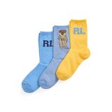 Polo Bear Crew Sock 3-Pack Gift Set