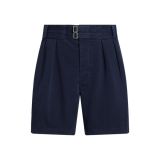 7-Inch Relaxed Fit Pleated Twill Short
