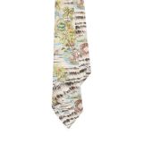 Vintage-Inspired Tropical-Print Tie