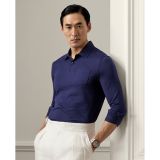 Lisle Pocket Long-Sleeve Polo Shirt