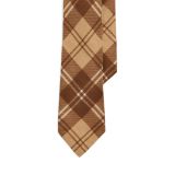 Plaid Linen Tie