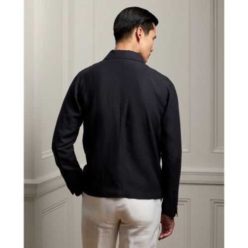 폴로 랄프로렌 Burnham Hand-Tailored Silk-Linen Jacket