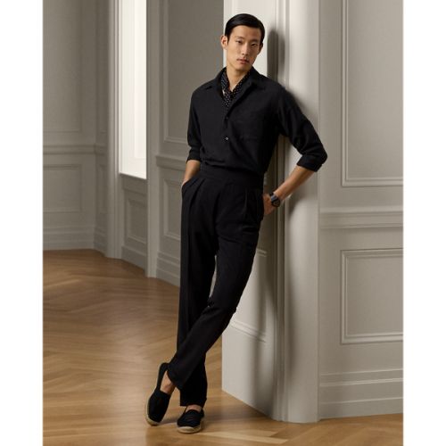 폴로 랄프로렌 Hand-Tailored Silk Shantung Suit Trouser