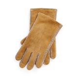 Suede & Wool-Blend Touch Screen Gloves
