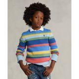 Striped Cotton Crewneck Sweater