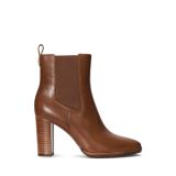 Mylah Burnished Leather Bootie