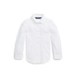 Pintucked Cotton Broadcloth Shirt