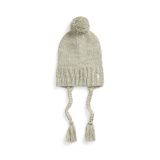 Pom-Pom Knit Wool Trapper Hat