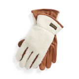 Fleece & Leather Insulated Touch Gloves