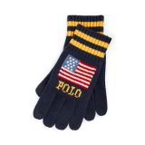 Knit Flag Touch Gloves