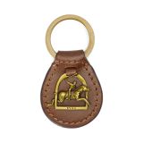 Equestrian Leather Key Fob