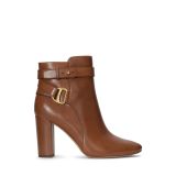 Madelyn Burnished Leather Bootie