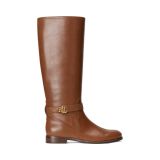 Brittaney Burnished Leather Riding Boot