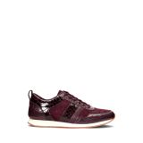 Colten Embossed Leather & Suede Sneaker