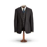 Plaid Silk-Linen Suit Jacket