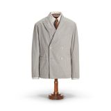 Unconstructed Striped Dobby Sport Coat