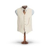 Cotton-Blend Faille Vest