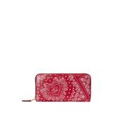Print Leather Continental Wallet