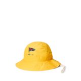 Nautical-Flag Cotton-Blend Bucket Hat