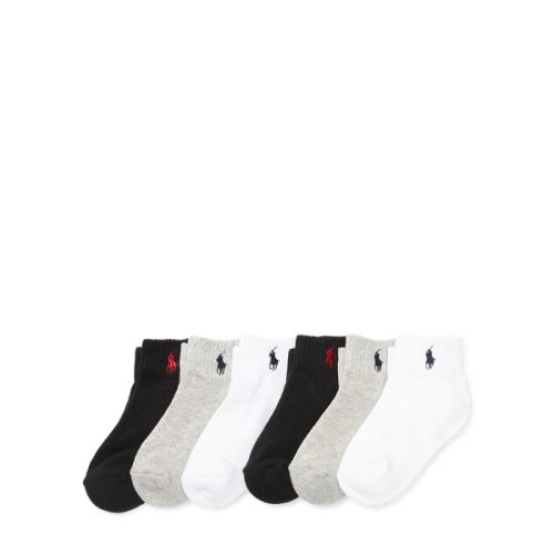 폴로 랄프로렌 Quarter-Length-Sock 6-Pack
