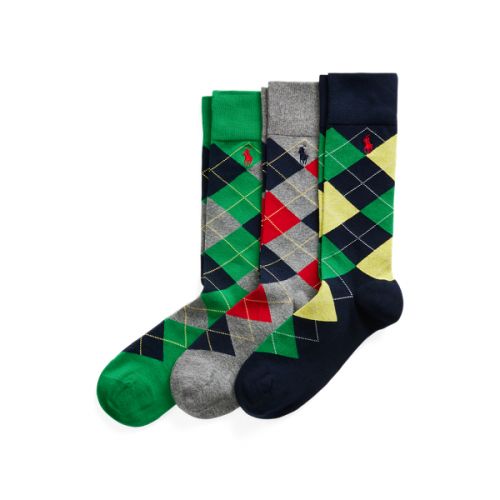 폴로 랄프로렌 Argyle Trouser Sock 3-Pack