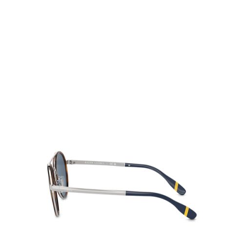 폴로 랄프로렌 Heritage Rowing Stripe Round Sunglasses