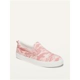 Oldnavy Pink Camo Canvas Slip-Ons for Girls