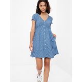 Gap Teen LENZING™ ECOVERO™ Button-Front Dress